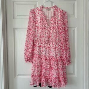 Skies Are Blue pink and white dress